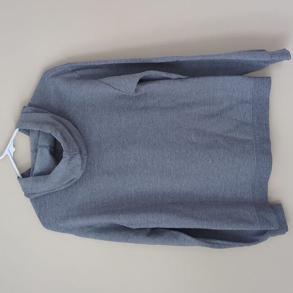 Athletic Works Fleece Heathered Hoodie Lightweight Sweatshirt SMALL Grey - Picture 8 of 16